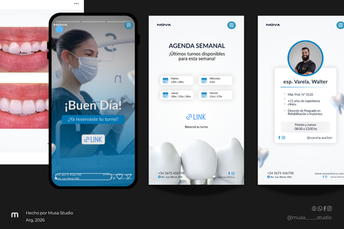 Pack Odontológico +70 Plantillas Editables en Canva
